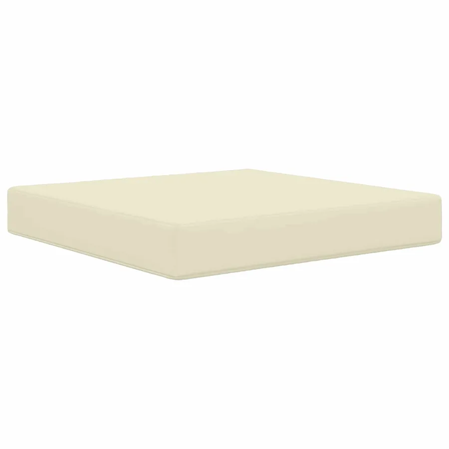Coussin de canapé d'extérieur Crème 60 x 60 x 8 cm Polyester - 2