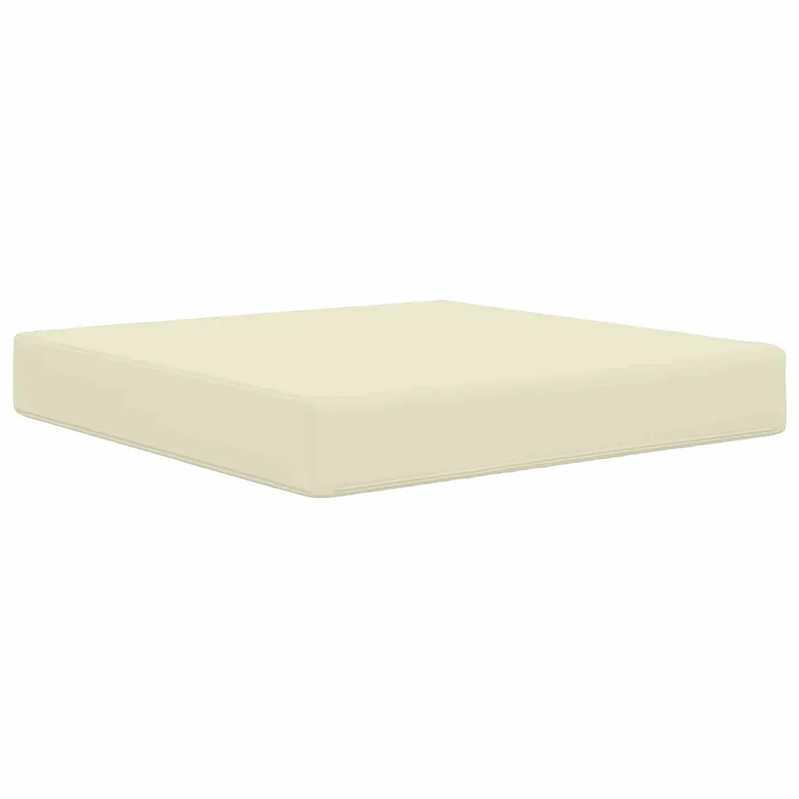 Coussin de canapé d'extérieur Crème 60 x 60 x 8 cm Polyester - 5