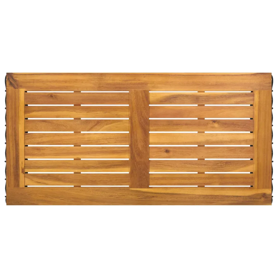 Ensemble de meubles d'extérieur 4 pcs Noir et blanc crème - 9