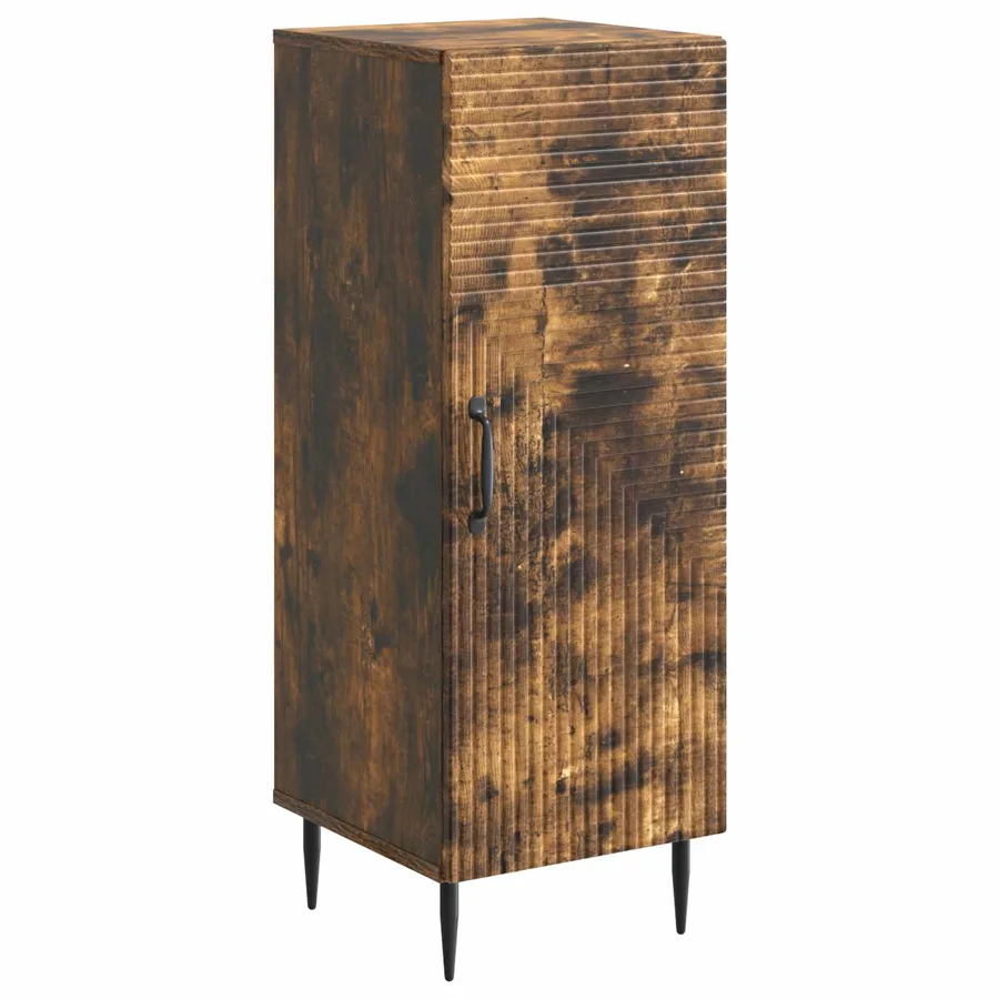 Buffet Chêne fumé 33 x 34,5 x 89,5 cm Bois d'ingénierie - 2
