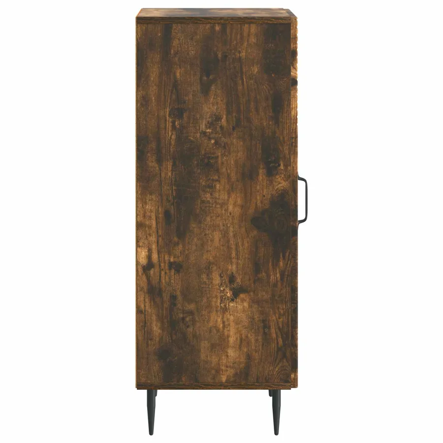 Buffet Chêne fumé 33 x 34,5 x 89,5 cm Bois d'ingénierie - 7