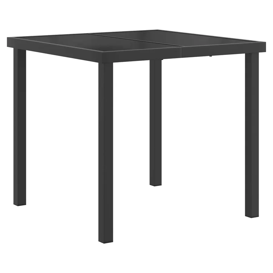 Ensemble de meubles d'extérieur 5 pcs Noir et anthracite - 5
