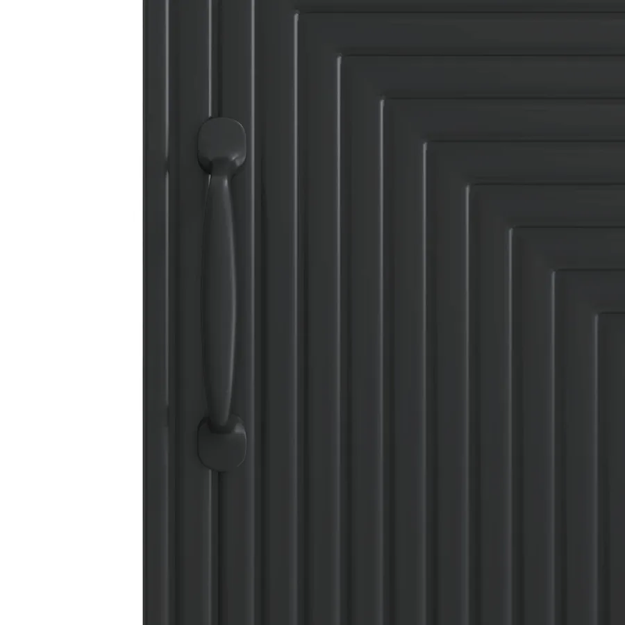 Buffet Noir 33 x 34,5 x 89,5 cm Bois d'ingénierie - 10