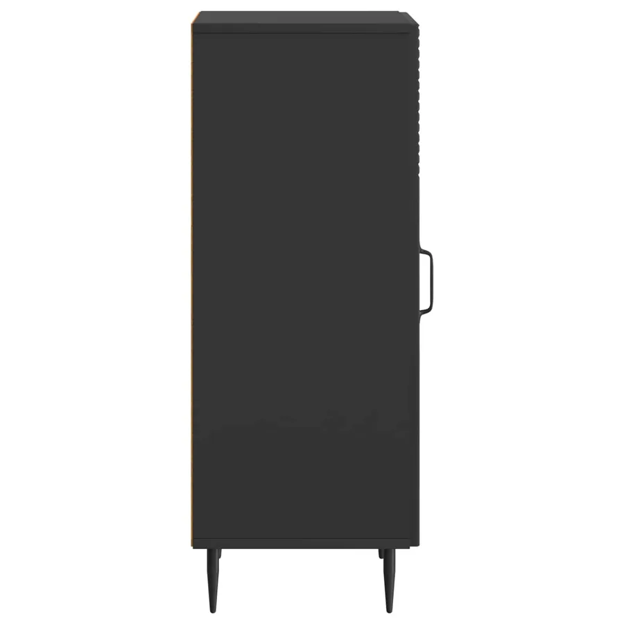 Buffet Noir 33 x 34,5 x 89,5 cm Bois d'ingénierie - 7