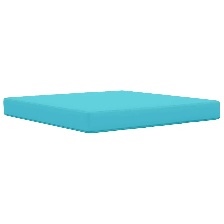 Coussin de canapé d'extérieur Turquoise 80 x 80 x 8 cm - 2