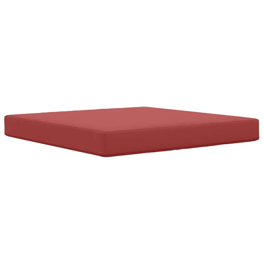 Coussin de canapé d'extérieur Bordeaux 80 x 80 x 8 cm Polyester - 2