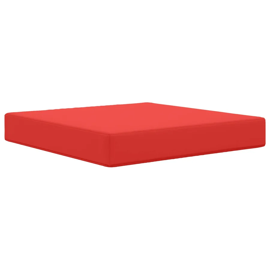 Coussin de canapé d'extérieur 2 pcs Rouge Polyester - 4