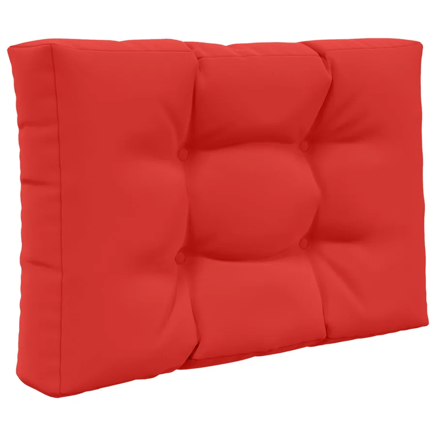 Coussin de canapé d'extérieur 2 pcs Rouge Polyester - 5