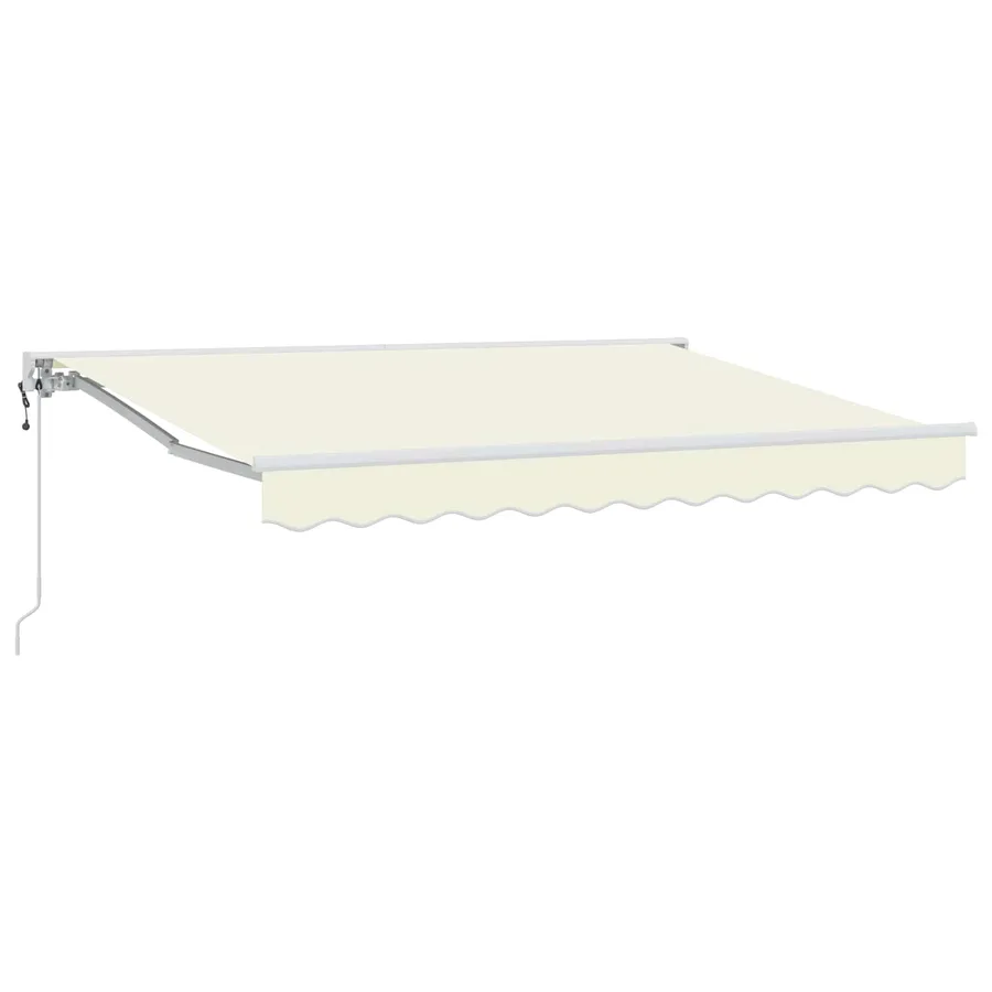 Auvent rétractable électrique Crème 3 x 2,5 m - 2