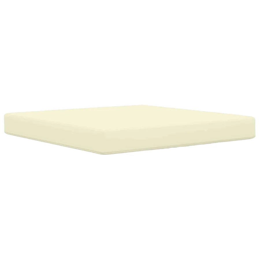 Coussin de canapé d'extérieur Crème 80 x 80 x 8 cm Polyester - 2