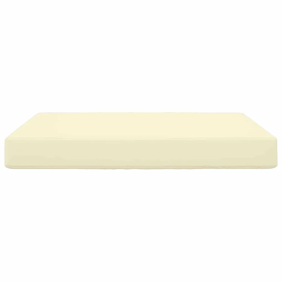 Coussin de canapé d'extérieur Crème 80 x 80 x 8 cm Polyester - 4