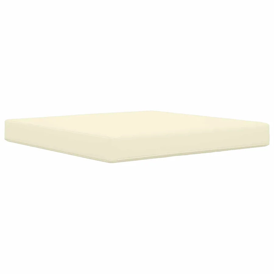 Coussin de canapé d'extérieur Crème 80 x 80 x 8 cm Polyester - 5