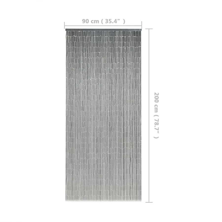 Rideau de porte contre insectes Bambou 90 x 200 cm - 6