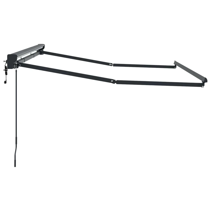 Cadre de store rétractable électrique Anthracite 3 x 2 m Acier - 4