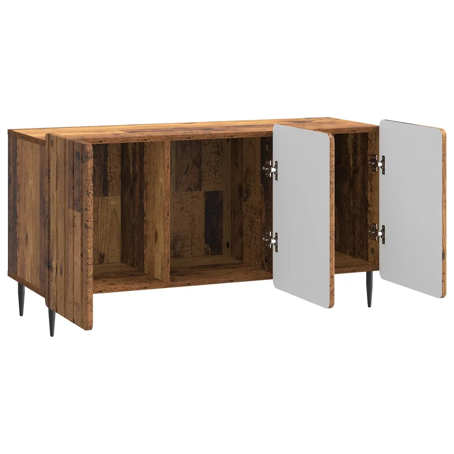Meuble TV Bois ancien 99 x 34,5 x 52 cm Bois d'ingénierie - 5