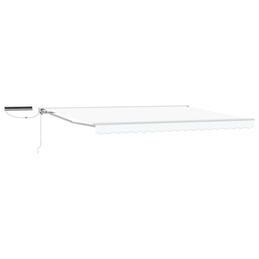 Auvent rétractable électrique Blanc 4,5 × 3,5 m - 2