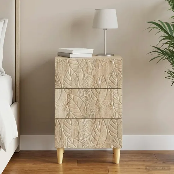 Table de chevet Chêne Sonoma 43 x 39,5 x 66,5 cm