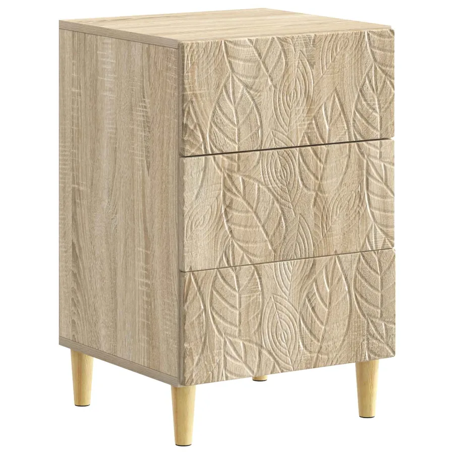 Table de chevet Chêne Sonoma 43 x 39,5 x 66,5 cm - 2