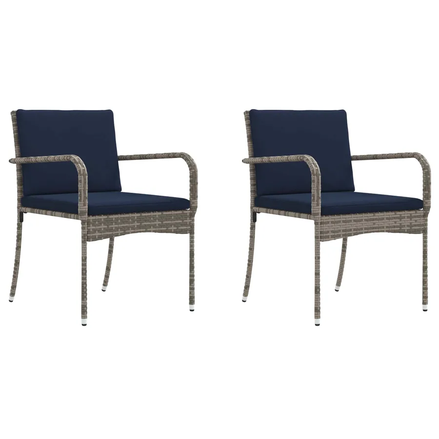 Ensemble de jardin avec coussin acier - 4