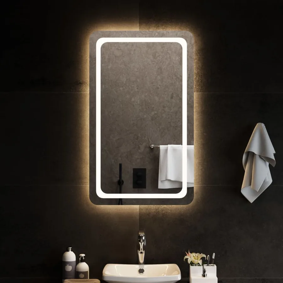 Miroir de salle de bain à LED 60x100 cm