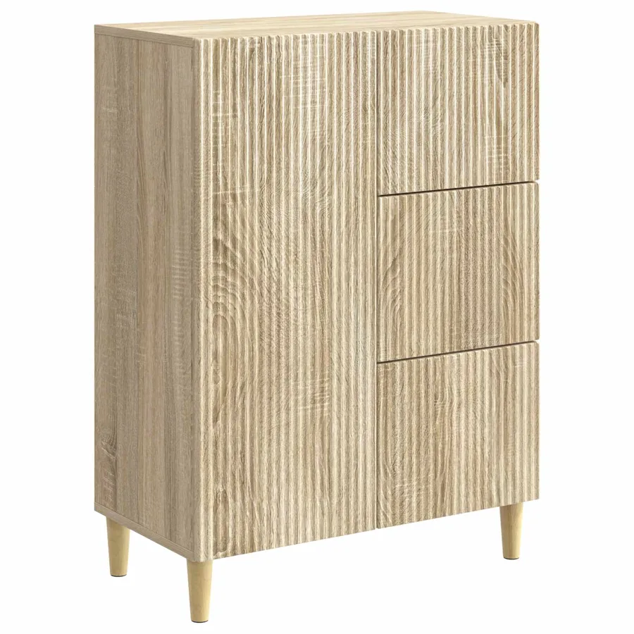 Buffet Chêne Sonoma 66 x 34,5 x 90 cm Bois d'ingénierie - 2