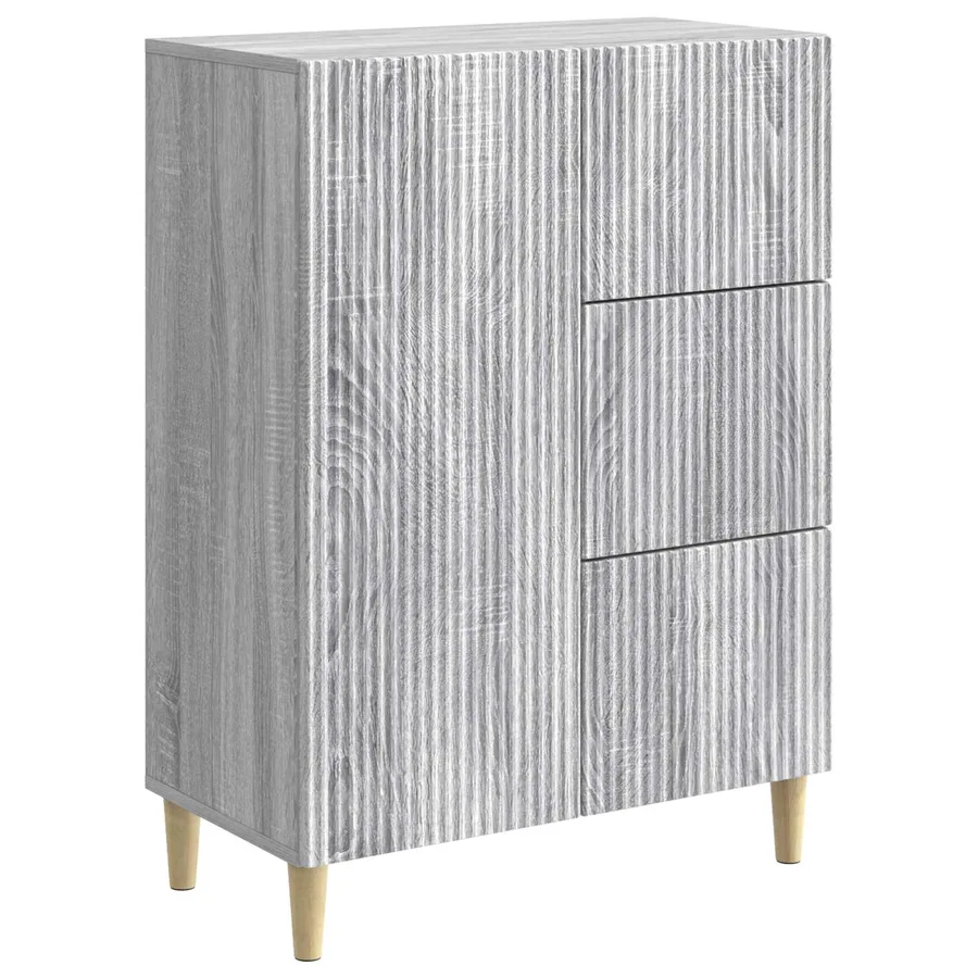 Buffet Sonoma gris 66 x 34,5 x 90 cm Bois d'ingénierie - 2