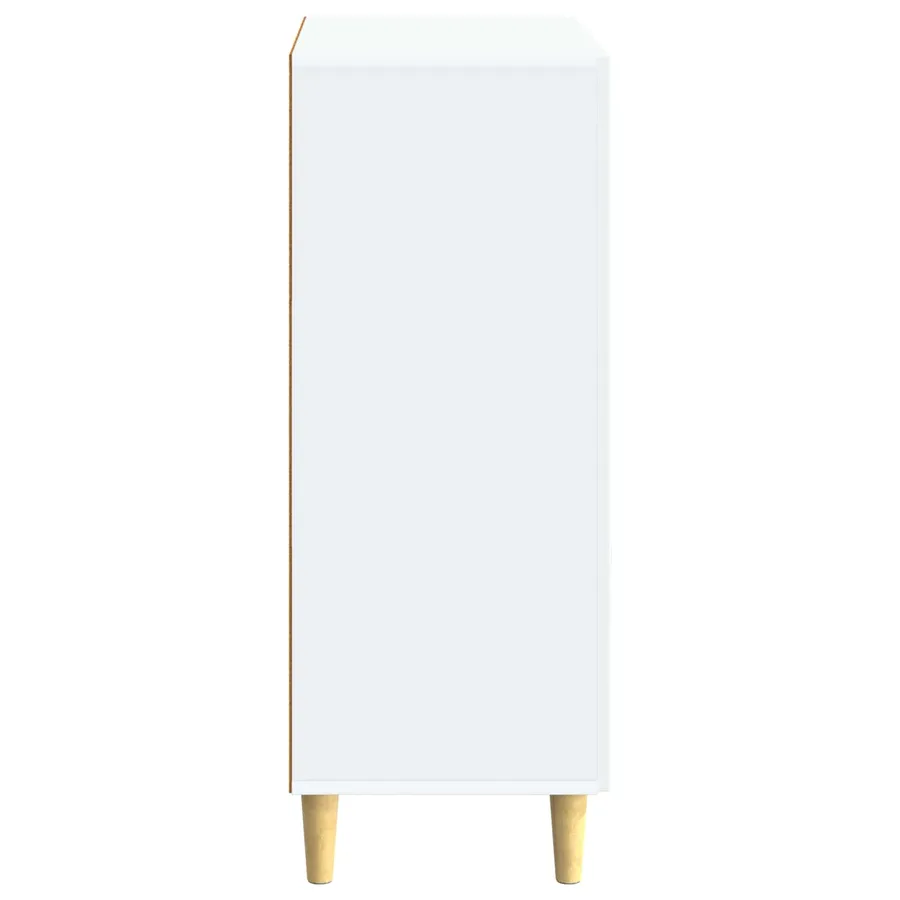 Buffet Blanc 66 x 34,5 x 90 cm Bois d'ingénierie - 7