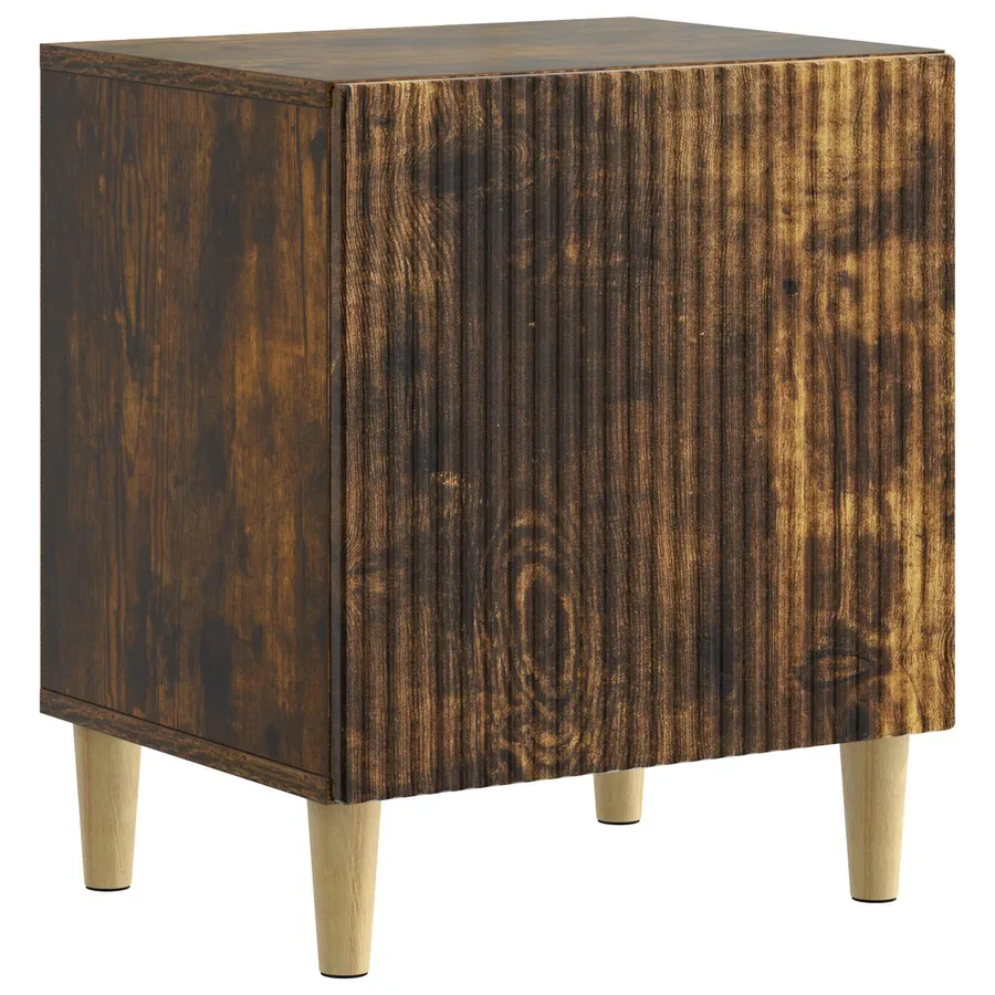 Cabinet de chevet Chêne fumé 43 x 34,5 x 50 cm - 2
