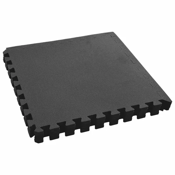 Tapis de sol de piscine 6 pcs Noir 2,16 ㎡ Mousse EVA