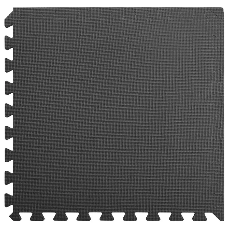 Tapis de sol de piscine 6 pcs Noir 2,16 ㎡ Mousse EVA - 4