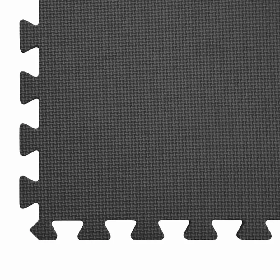 Tapis de sol de piscine 6 pcs Noir 2,16 ㎡ Mousse EVA - 7