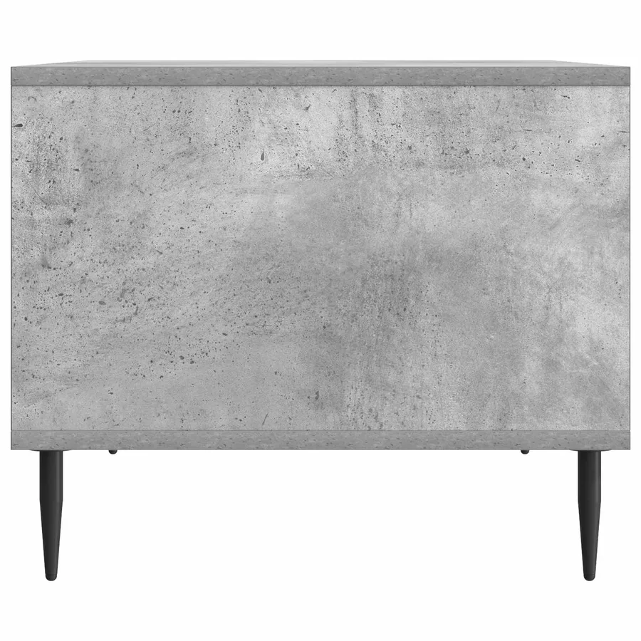 Table basse Gris béton 90 x 50 x 40 cm Bois d'ingénierie - 6