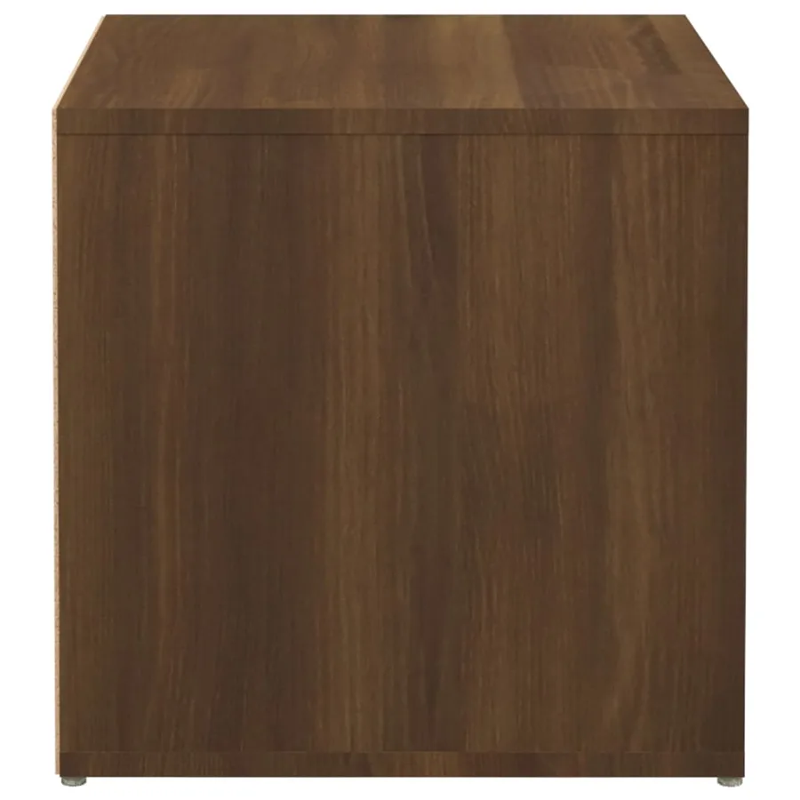 Tiroir boîte Chêne marron 40,5x40x40 cm Bois d'ingénierie - 7
