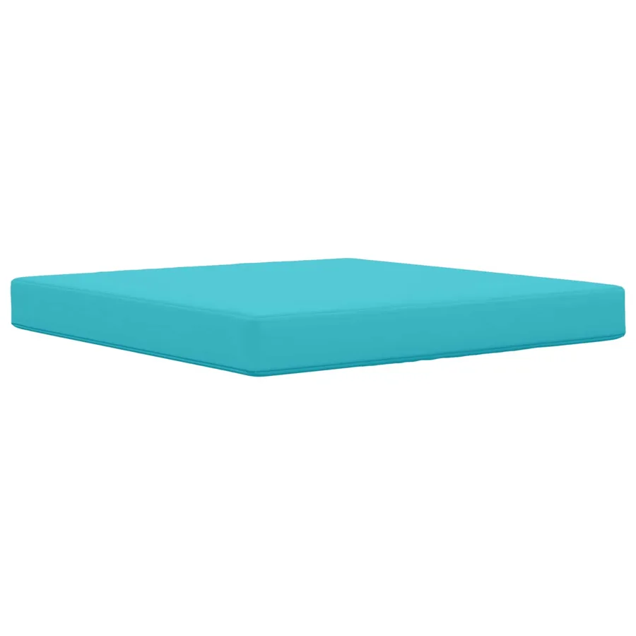 Coussin de canapé d'extérieur 3 pcs Turquoise Polyester - 4