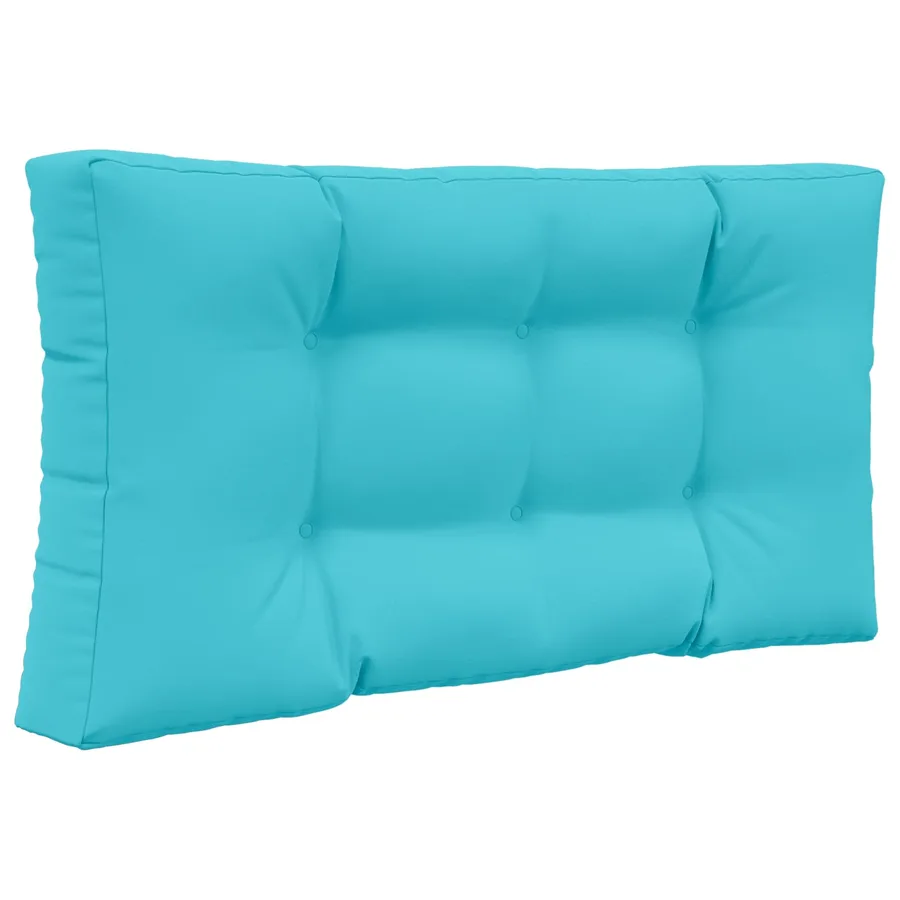 Coussin de canapé d'extérieur 3 pcs Turquoise Polyester - 5