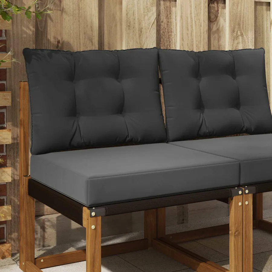 Coussin de canapé d'extérieur Polyester Anthracite
