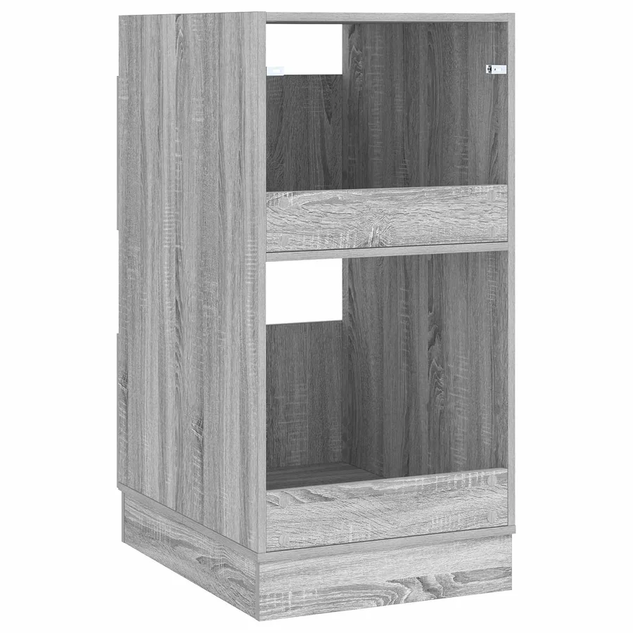 Armoire à Laver avec stockage Gris Sonoma Bois d'ingénierie - 10