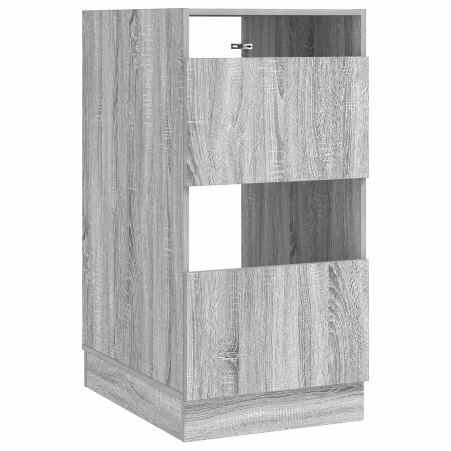 Armoire à Laver avec stockage Gris Sonoma Bois d'ingénierie - 2