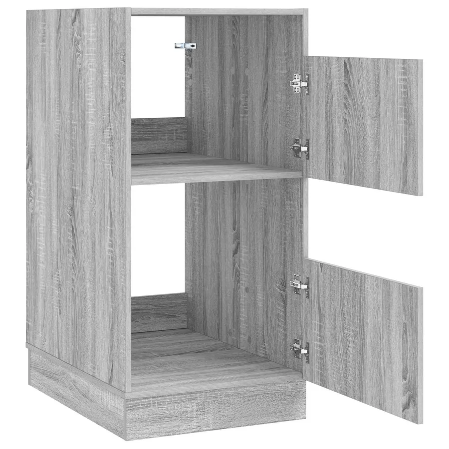 Armoire à Laver avec stockage Gris Sonoma Bois d'ingénierie - 7