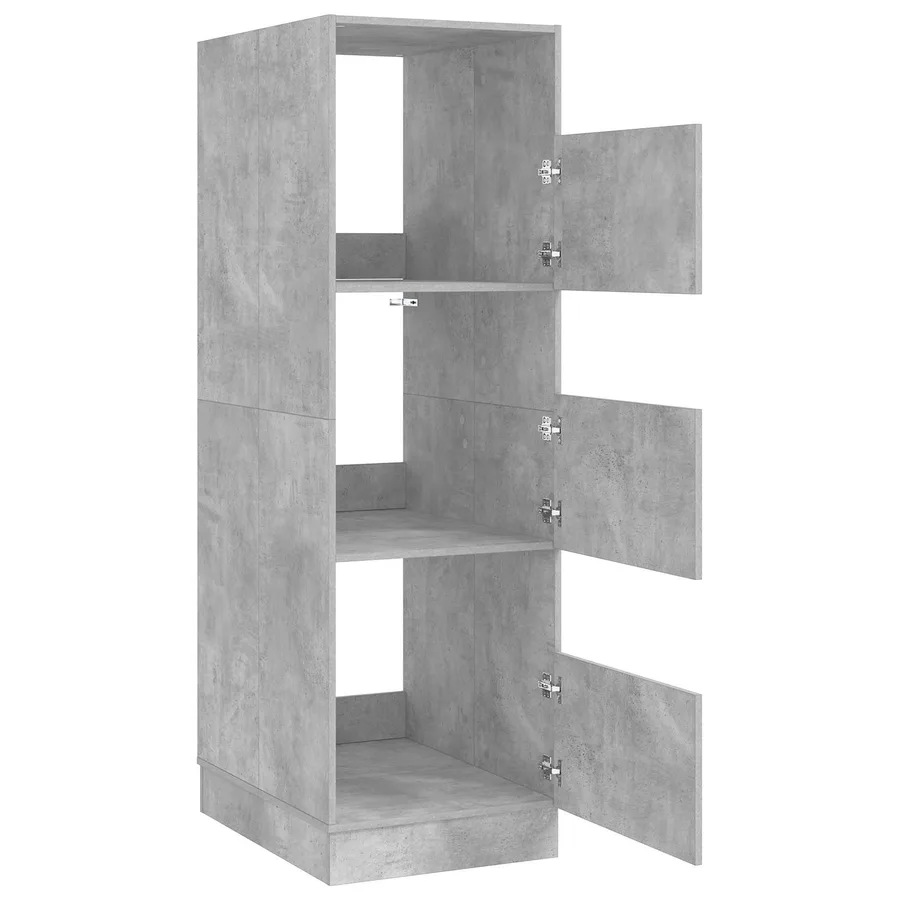 Armoire à Laver Béton 50 x 68 x 162 cm Bois d'ingénierie - 5