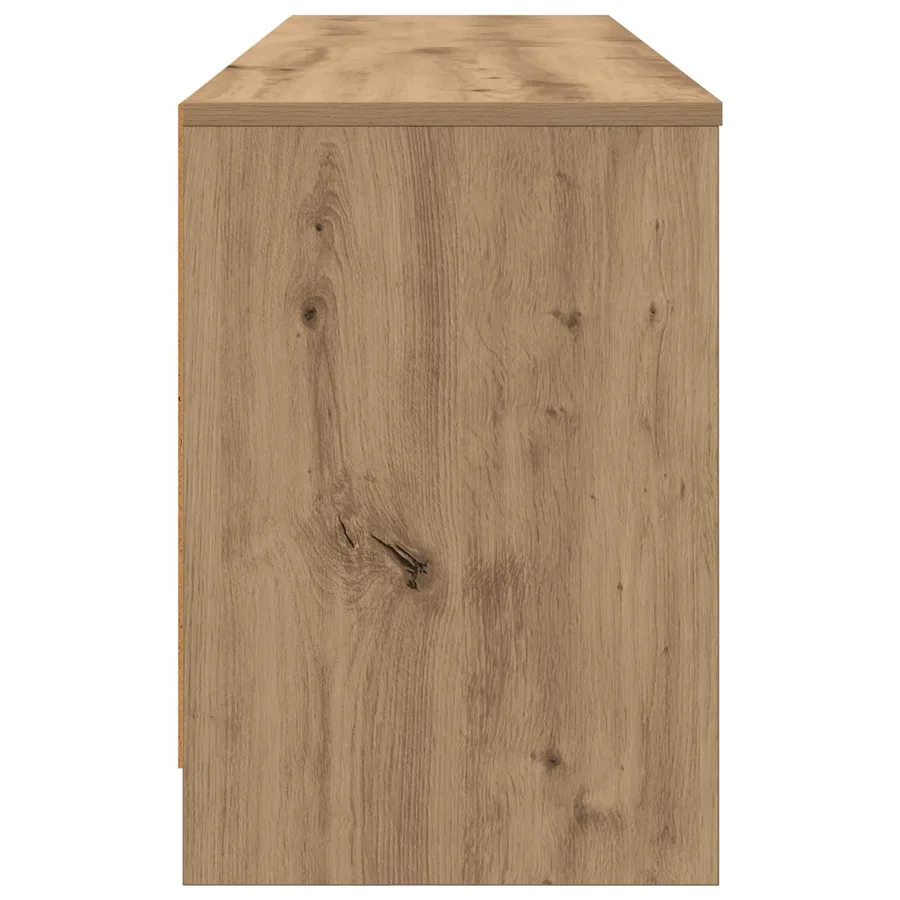 Armoire de lit 2 pc Chêne artisanal 66 x 33 x 48 cm - 6