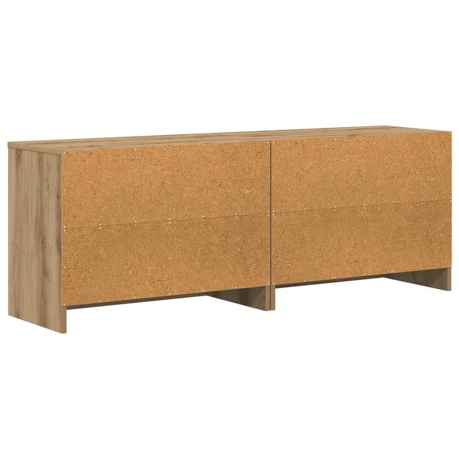 Armoire de lit 2 pc Chêne artisanal 66 x 33 x 48 cm - 7