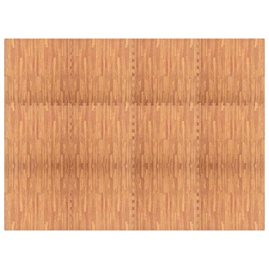 Tapis de sol de piscine 12 pcs bois 4,32 ㎡ Mousse EVA - 3