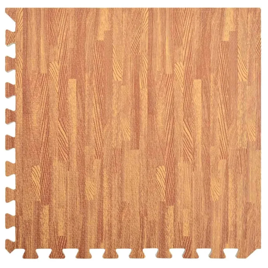 Tapis de sol de piscine 12 pcs bois 4,32 ㎡ Mousse EVA - 4