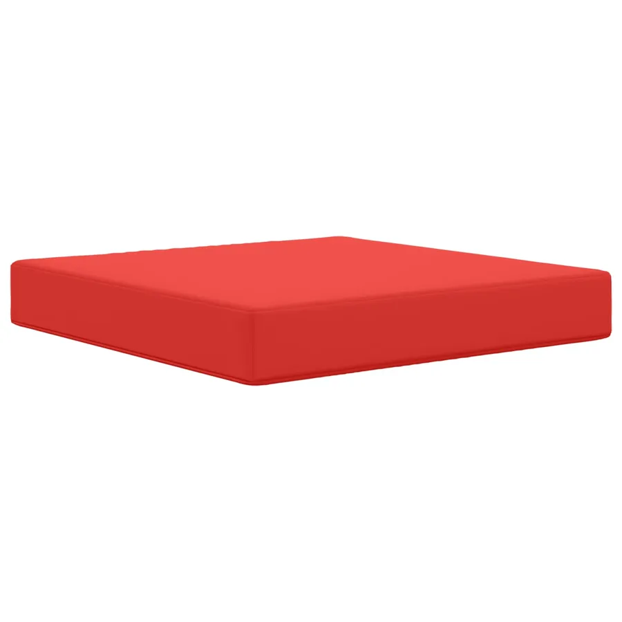 Coussin de canapé d'extérieur 3 pcs Rouge Polyester - 4
