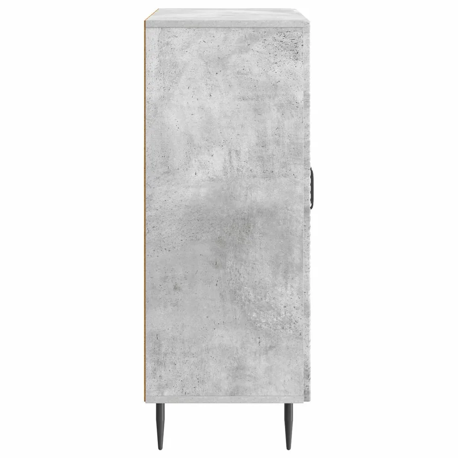 Buffet Gris béton 66 x 34,5 x 89,5 cm Bois d'ingénierie - 7