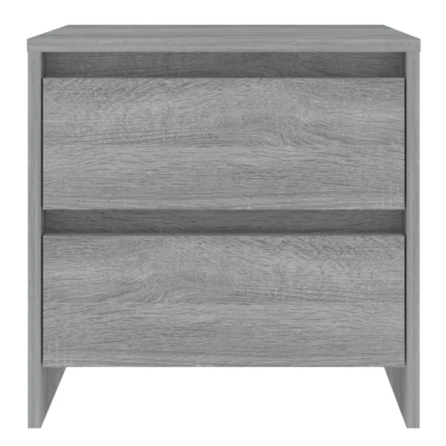 Table de chevet sonoma gris 45x34,5x44,5 cm bois d’ingénierie - 3
