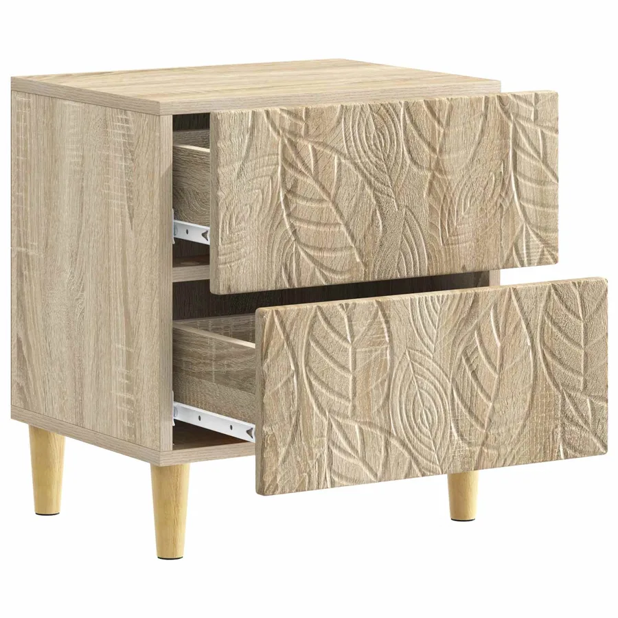 Table de chevet Chêne Sonoma 43 x 34,5 x 48 cm - 3