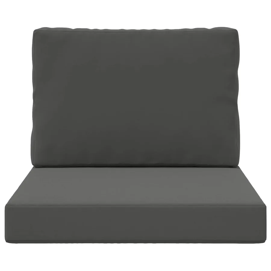 Coussin de canapé d'extérieur 2 pcs Anthracite Polyester - 6