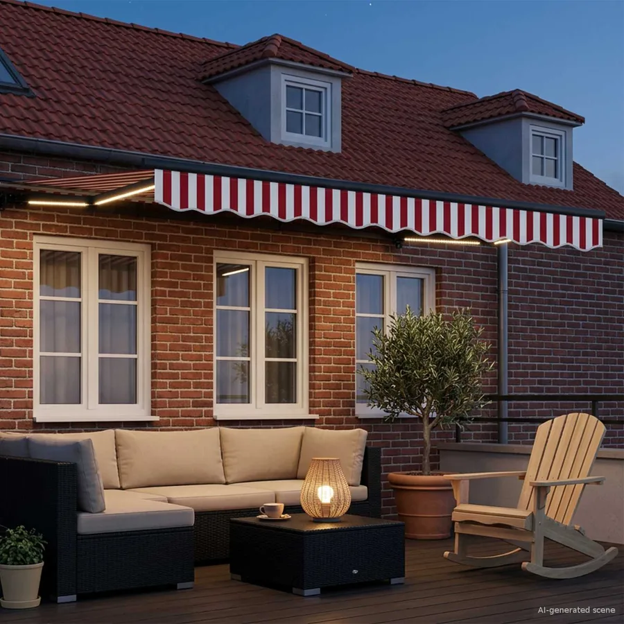 Auvent rétractable électrique 3,5 x 2,5 m - 3